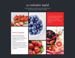 Owoce I Jagody Szablon Responsywny HTML5