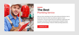 Plumbing Service - Responsive Web Page