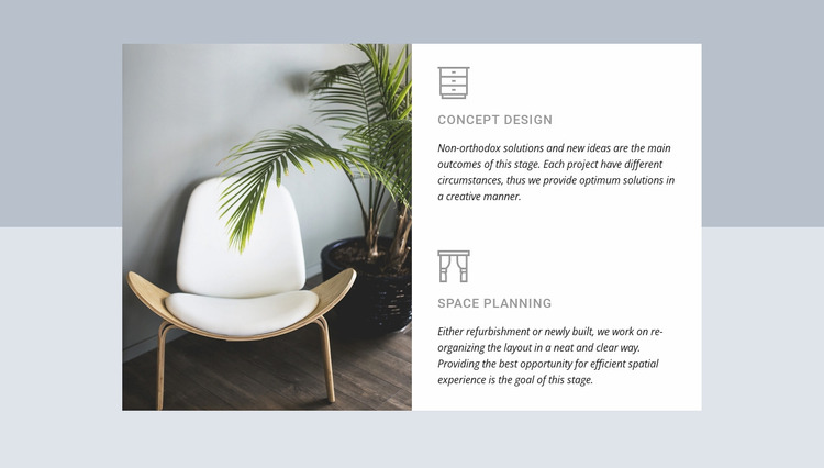 Architects and interior designers Website Mockup