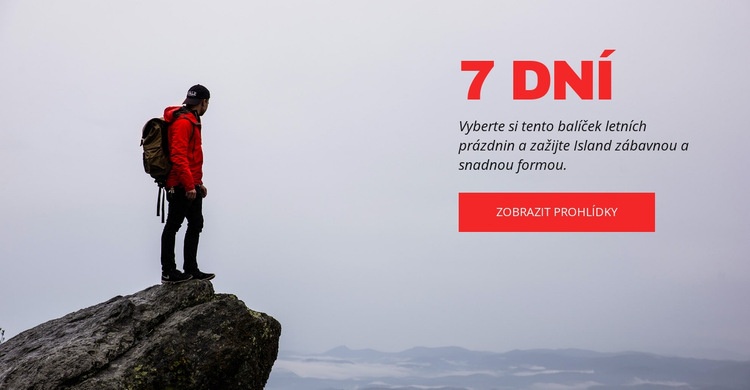 7denní výlety do švýcarských Alp Šablona HTML
