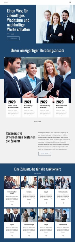 Gemeinsam Können Wir Ihr Unternehmen Transformieren – Joomla-Website-Template