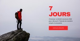 Excursions De 7 Jours Dans Les Alpes Suisses Modèle HTML5