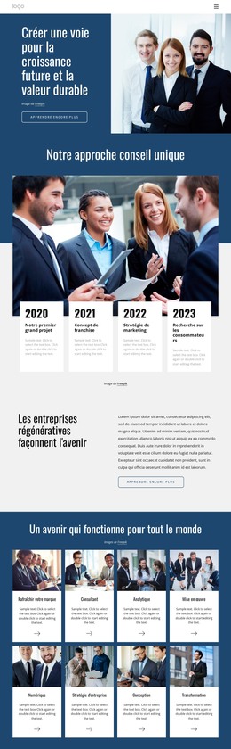 Ensemble, Nous Pouvons Transformer Votre Entreprise - Modèle Gratuit