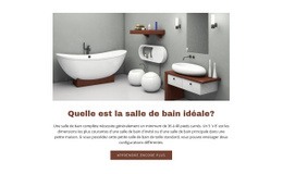 Salles De Bain Idéales - Page De Destination Moderne