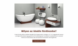 Ideális Fürdőszobák - HTML-Sablon Letöltése