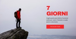 Tour Di 7 Giorni Nelle Alpi Svizzere Modello HTML5