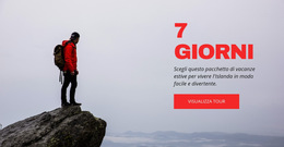 Tour Di 7 Giorni Nelle Alpi Svizzere - Tema CSS Gratuito