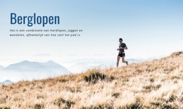 Sport Berglopen - Gratis Websitemodel