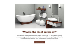Ideal Bathrooms One Page Template