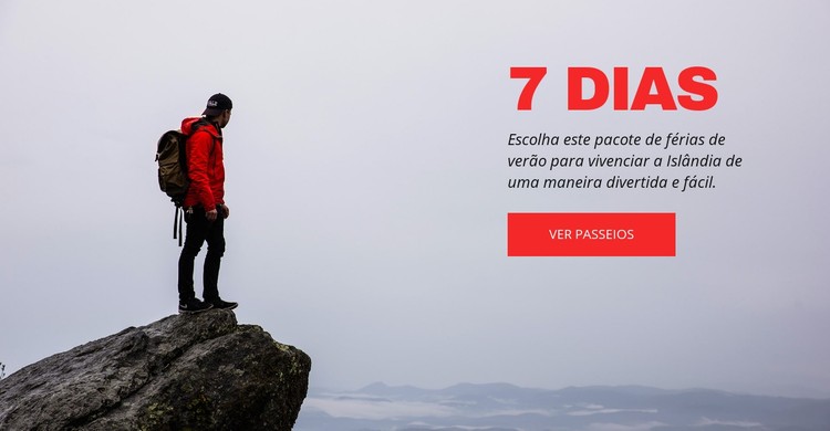 Passeios de 7 dias para os Alpes Suíços Template CSS