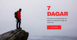 Webbdesign För 7 Dagars Turer Till Schweiziska Alperna