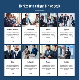 Strateji Ve Analitik - Iş Premium Web Sitesi Şablonu