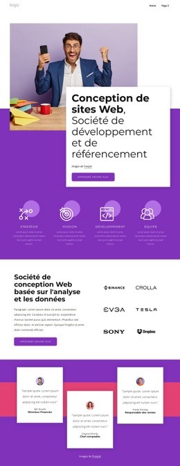 La Meilleure Conception De Site Web Pour Conception, Développement Et Référencement Web