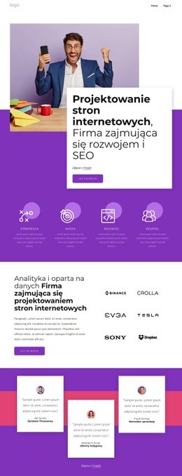 Projektowanie Stron Internetowych, Tworzenie I SEO - Szablony Projektów Stron Internetowych