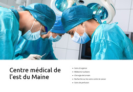 HTML Réactif Pour Centre Médical