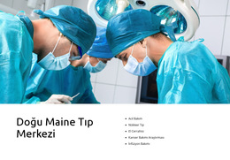 Sağlık Merkezi - Web Şablonu