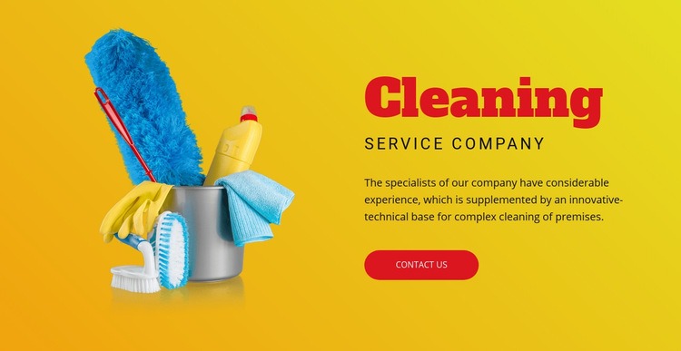Flexible cleaning plans Elementor Template Alternative
