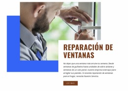 Reparación De Ventanas - Diseño De Sitio Web Sencillo