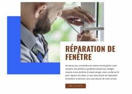 Réparation De Fenêtres - Conception De Site Web Simple