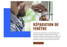 Réparation De Fenêtres – Page De Destination HTML