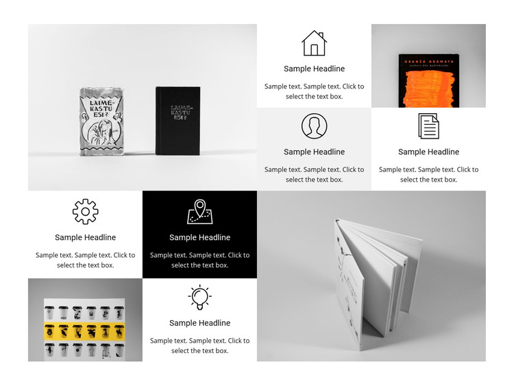 Brand book Homepage Design