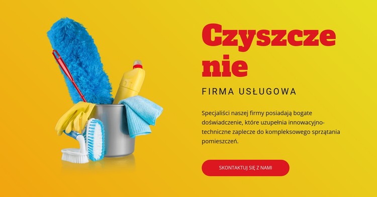 Elastyczne plany sprzątania Szablon CSS