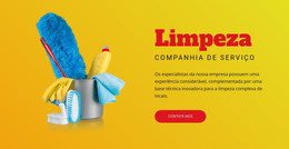 Planos De Limpeza Flexíveis - Modelo De Página De Destino