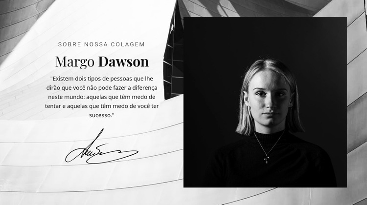 Nossos parceiros dizem Modelo de site