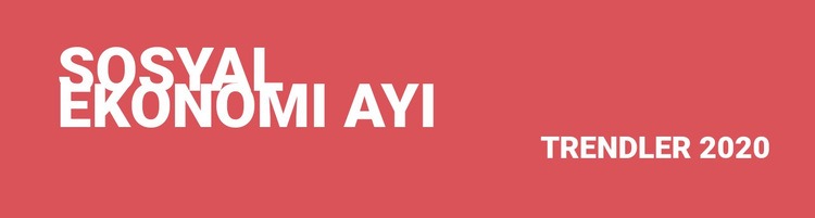 Sosyal ekonomi eğilimleri HTML5 Şablonu