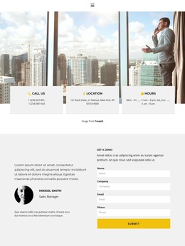 We Are Ready To Meet You - Web Template