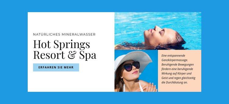 Resort und Spa Hotel WordPress-Theme