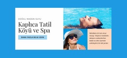 Tatil Köyü Ve Spa Oteli - Harika Bir Açılış Sayfası