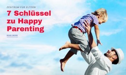 Glückliche Elternschaft Einzelseitenvorlage