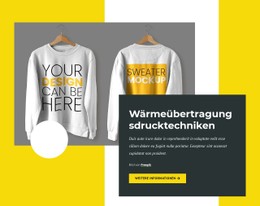 Drucktechnologien Kostenlose CSS-Websitevorlage