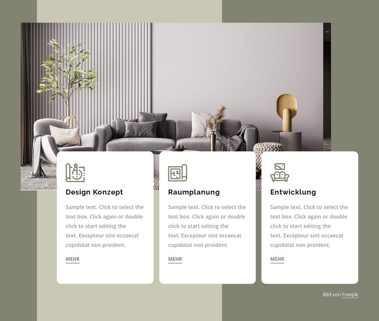 Prototyping-Methodik Website-Vorlage