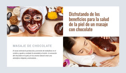 Masaje De Chocolate - Plantilla Web