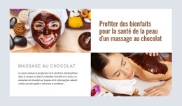 Massage Au Chocolat - Modèle HTML5 Réactif