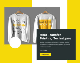 Printing Technologies HTML Template