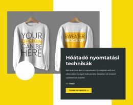 Nyomtatási Technológiák Ingyenes CSS Webhelysablon