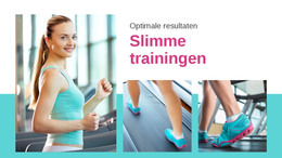 HTML-Landing Voor Sport Trainingsplan