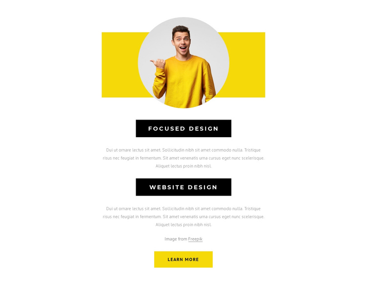 Beautiful digital products One Page Template