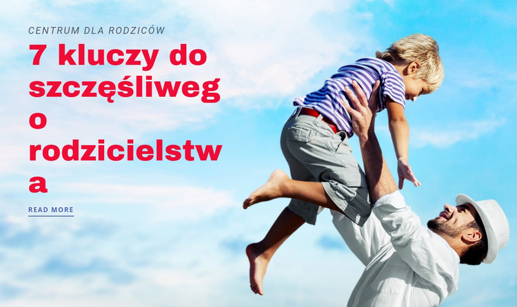 Szczęśliwego rodzicielstwa Motyw WordPress