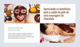 Massagem De Chocolate - Construtor De Sites De Arrastar E Soltar