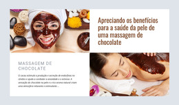 Massagem De Chocolate - Modelo Da Web