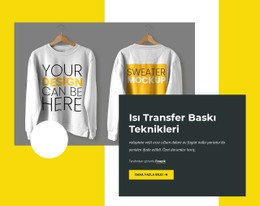 Baskı Teknolojileri Ücretsiz CSS Web Sitesi Şablonu