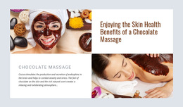 Best Homepage Design For Chocolate Massage