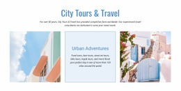 Prohlídky Města A Cestování - Builder HTML