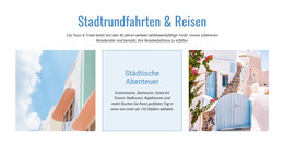 Stadtrundfahrten Und Reisen - Einfache HTML-Vorlage