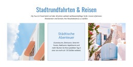 Stadtrundfahrten Und Reisen - Website-Vorlagen