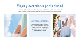 Diseño CSS Para Recorridos Por La Ciudad Y Viajes